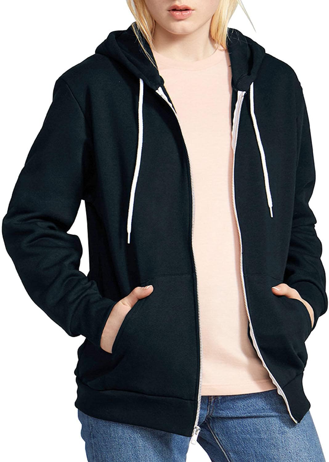 Amazon.co.jp: American Apparel F497 フレックスフリースジップ